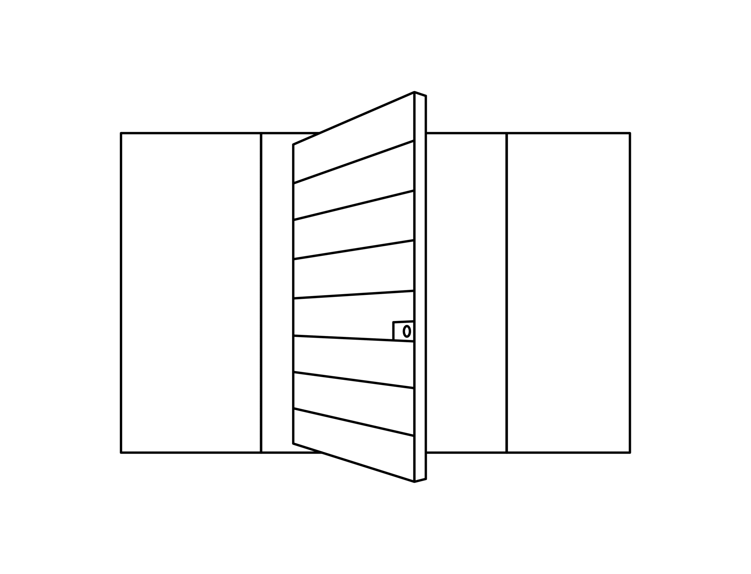 Pivot Door with Sidelites